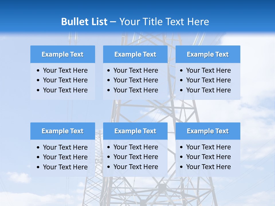 Nature Cloud Line PowerPoint Template