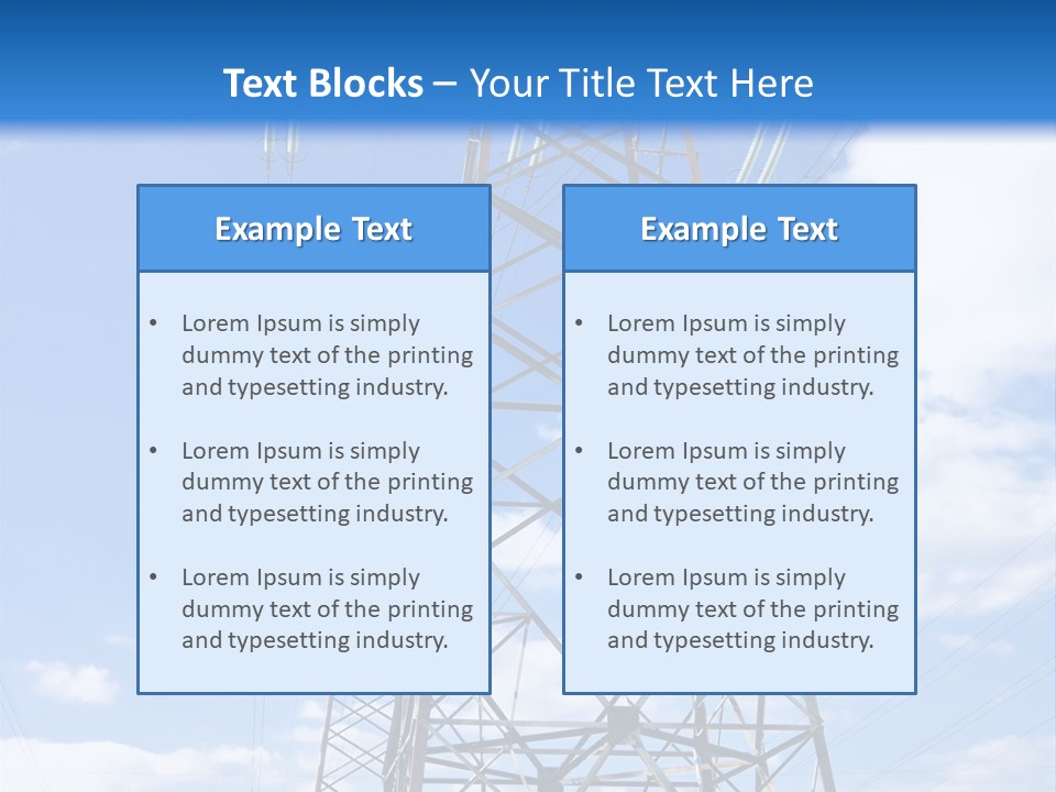 Nature Cloud Line PowerPoint Template