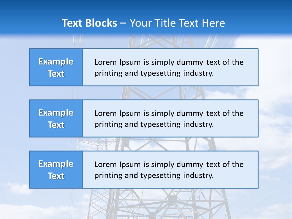 Nature Cloud Line PowerPoint Template