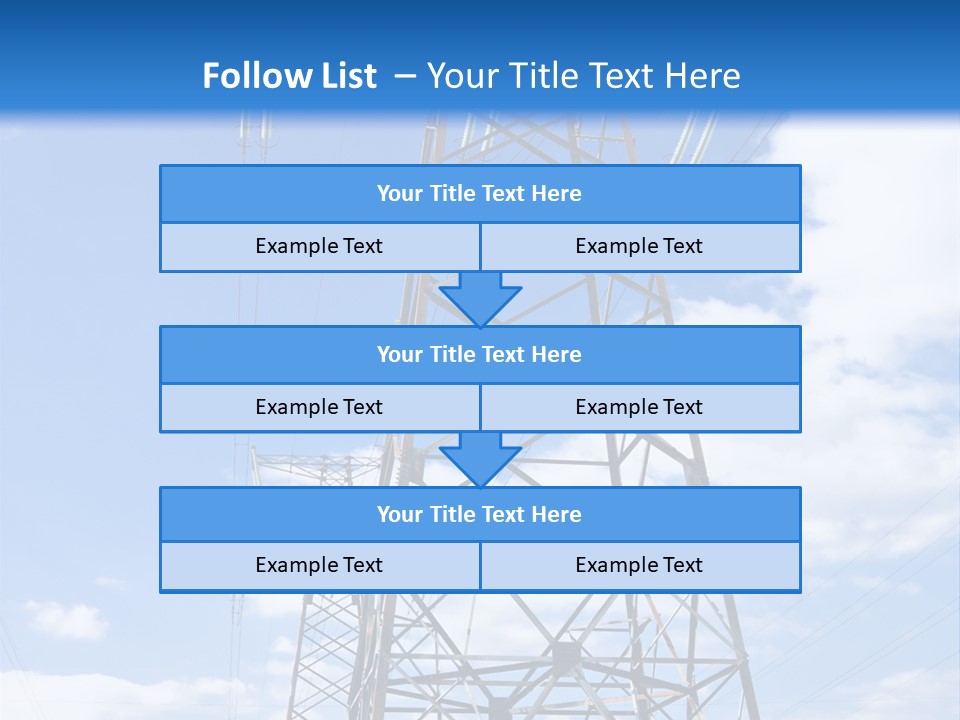 Nature Cloud Line PowerPoint Template