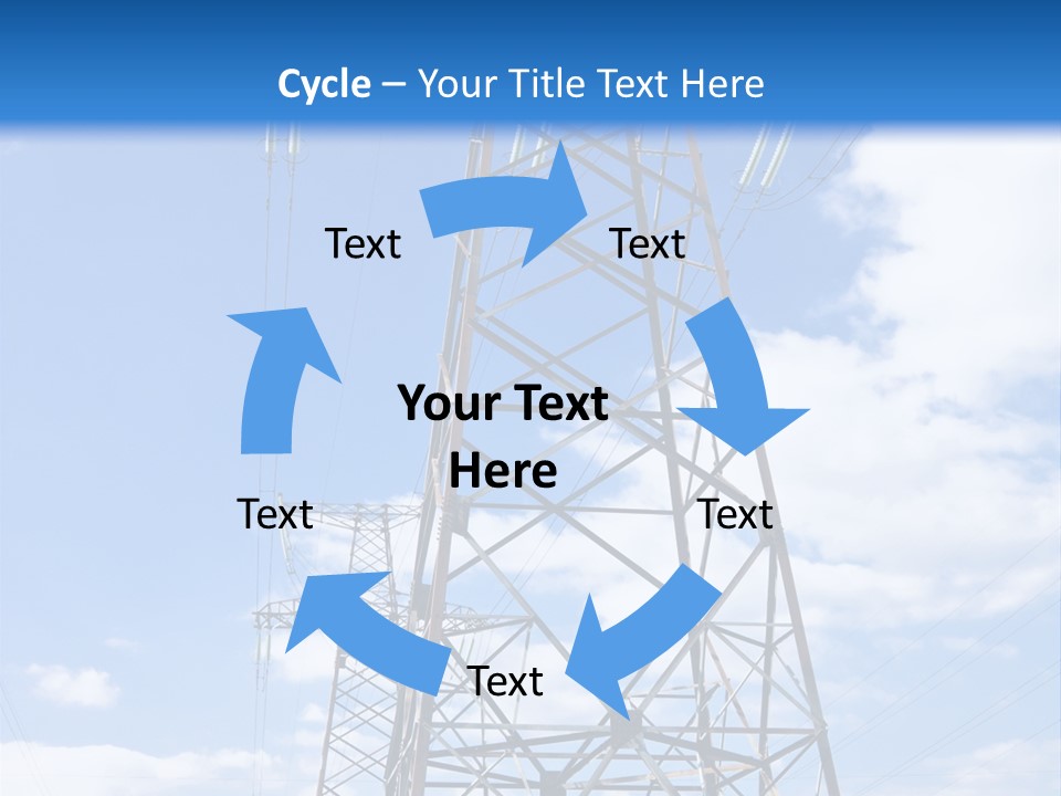 Nature Cloud Line PowerPoint Template