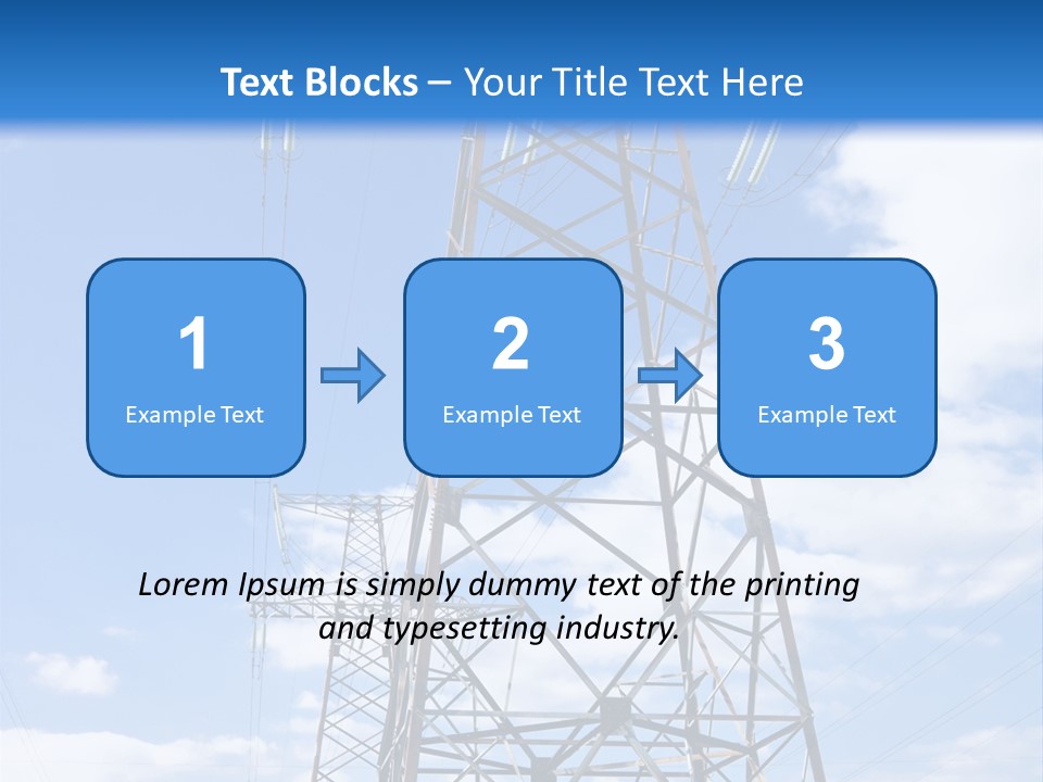 Nature Cloud Line PowerPoint Template