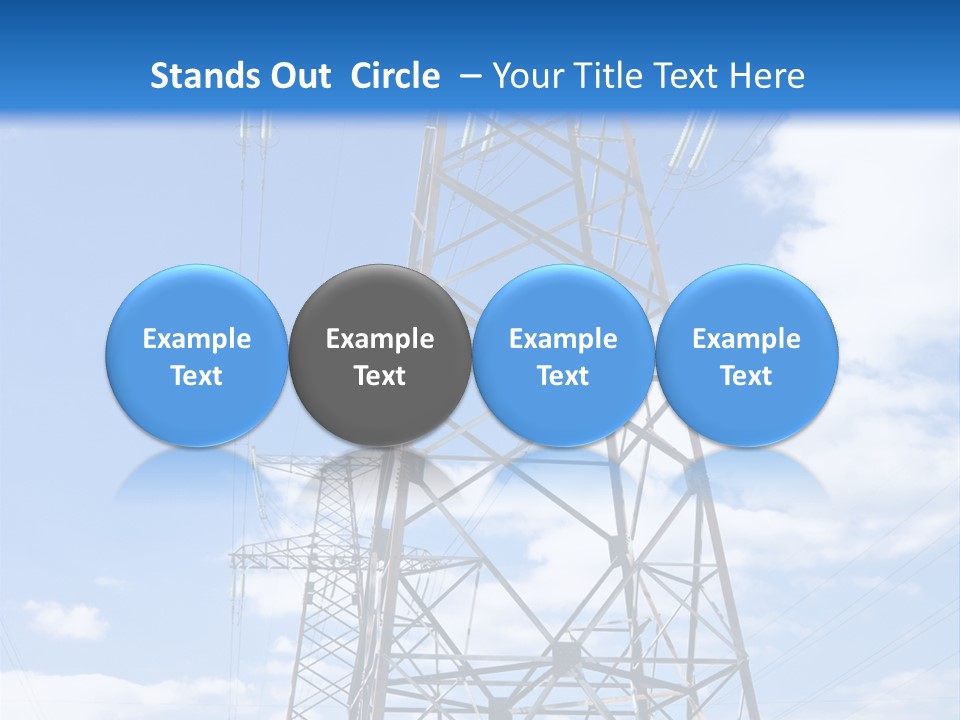 Nature Cloud Line PowerPoint Template