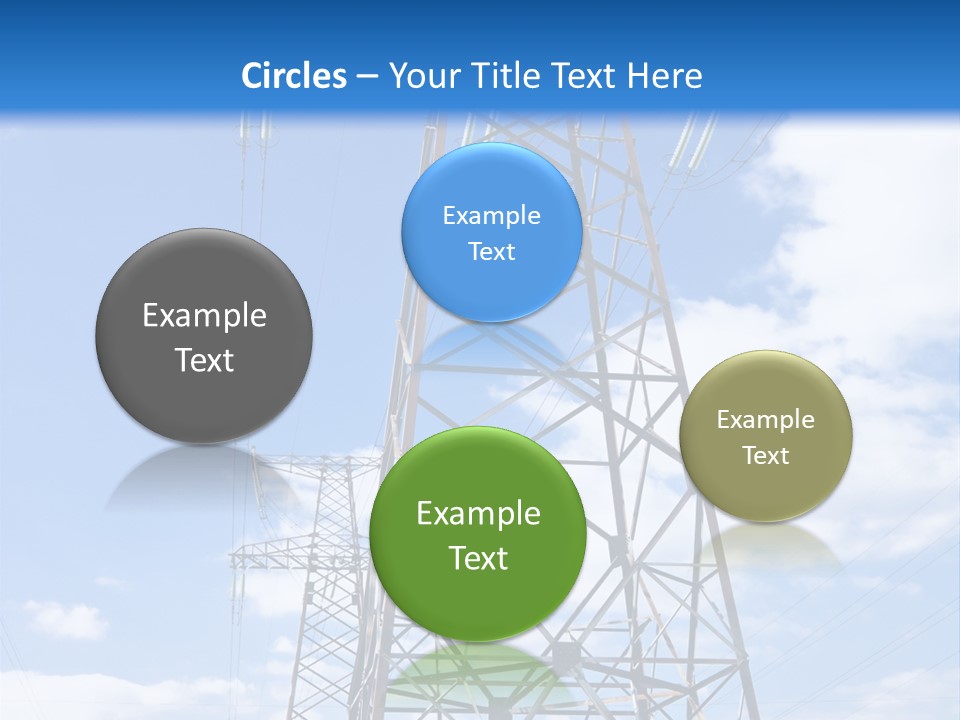 Nature Cloud Line PowerPoint Template