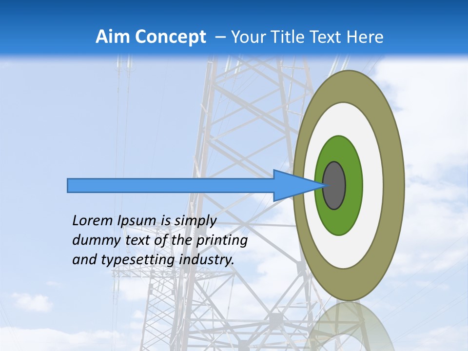 Nature Cloud Line PowerPoint Template