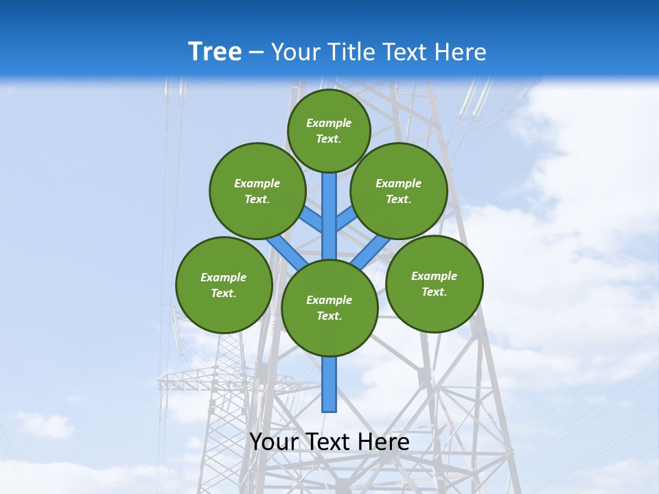 Nature Cloud Line PowerPoint Template