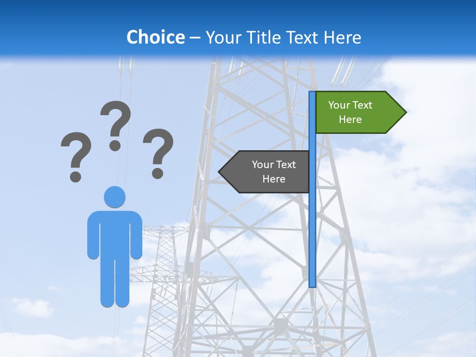 Nature Cloud Line PowerPoint Template