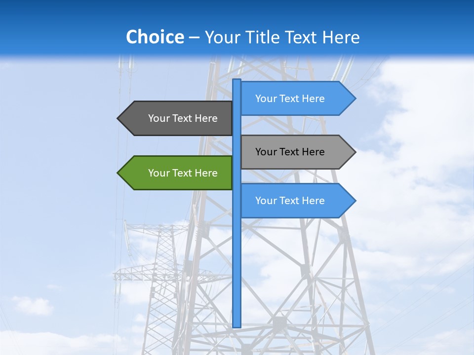 Nature Cloud Line PowerPoint Template