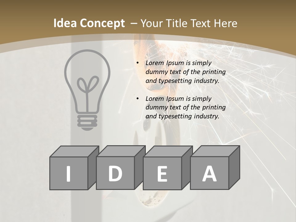 Concept Bright Conductive PowerPoint Template