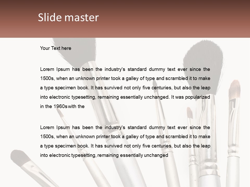 Lipstick Fashionable Red PowerPoint Template