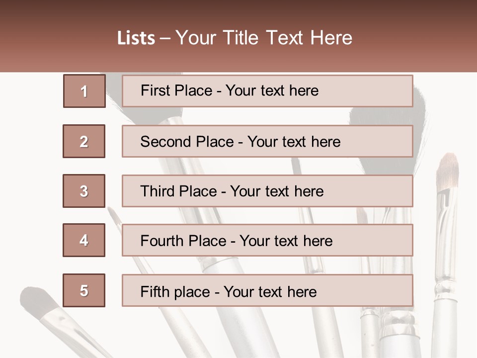 Lipstick Fashionable Red PowerPoint Template