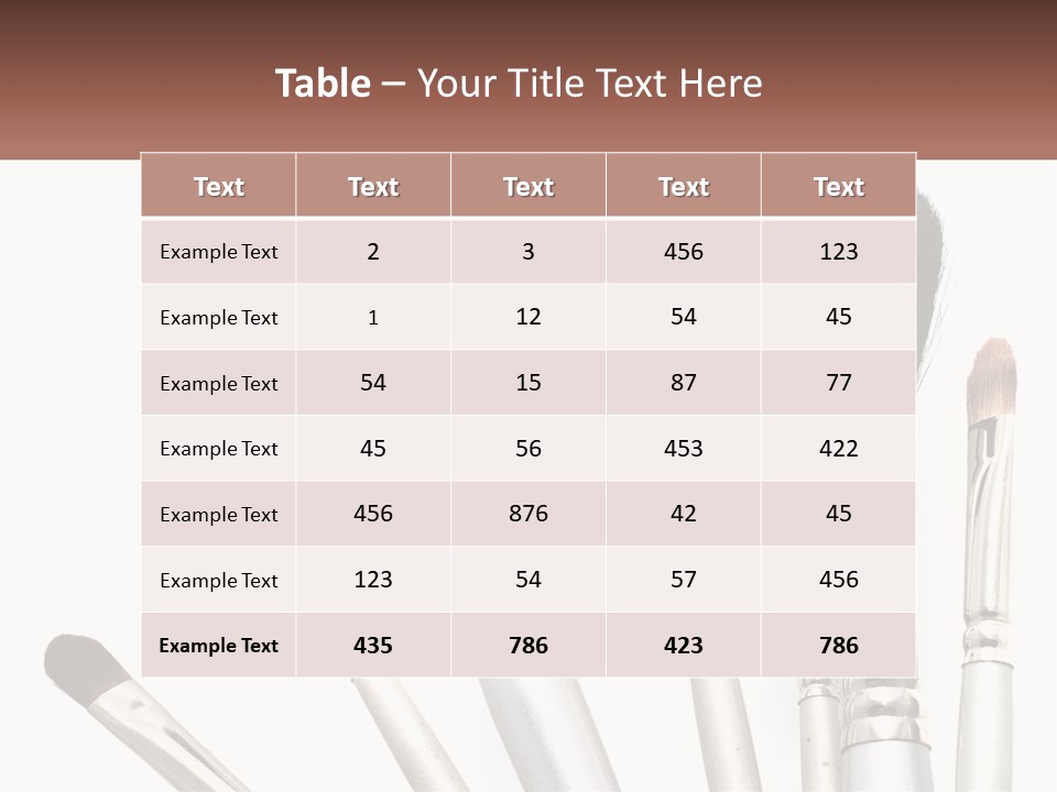 Lipstick Fashionable Red PowerPoint Template