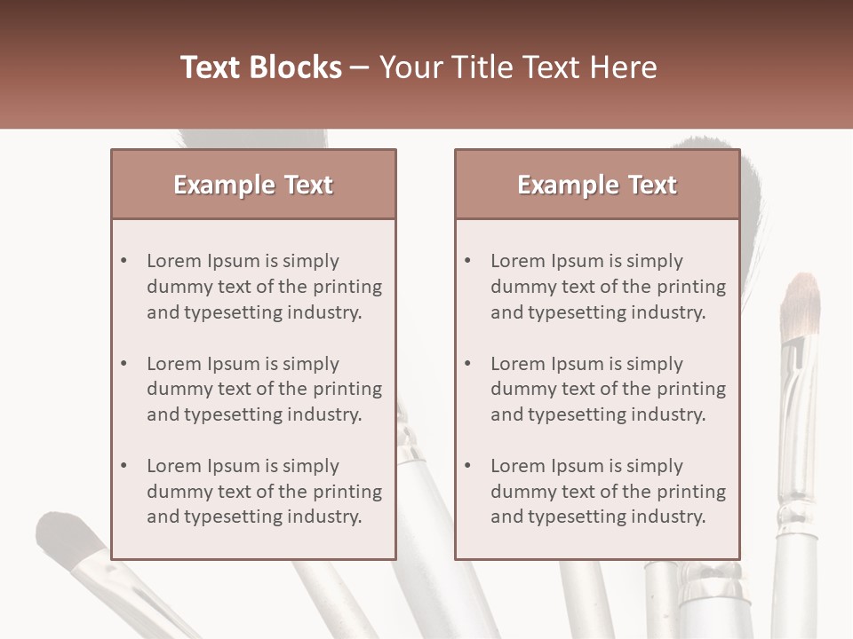 Lipstick Fashionable Red PowerPoint Template