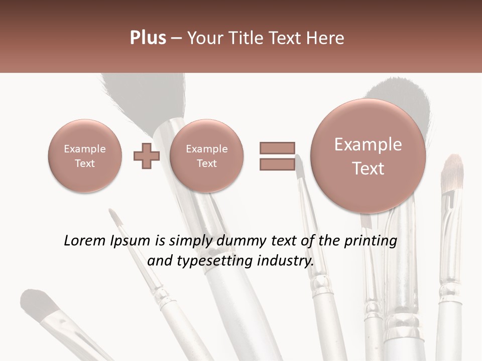 Lipstick Fashionable Red PowerPoint Template