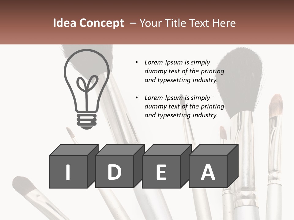 Lipstick Fashionable Red PowerPoint Template