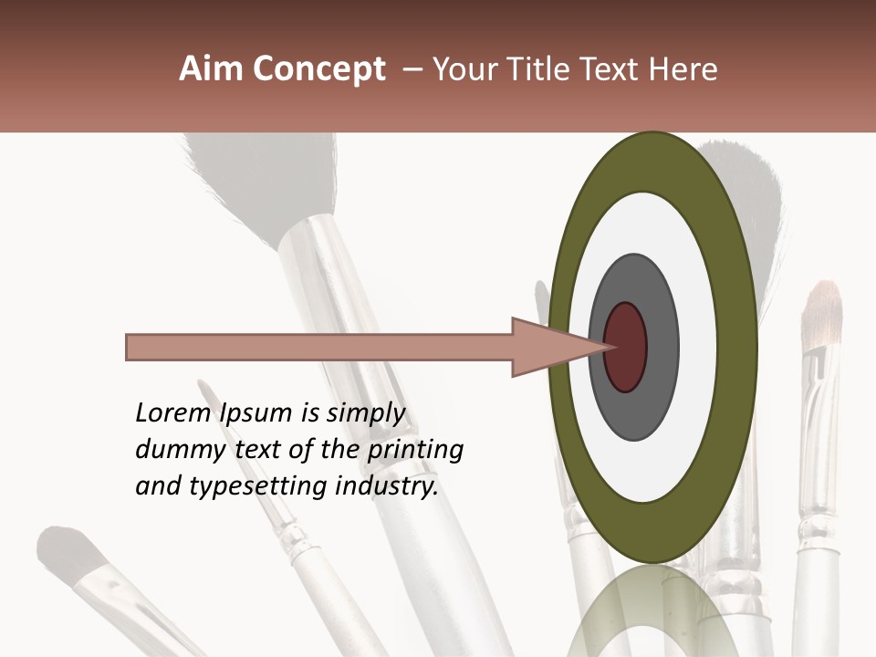 Lipstick Fashionable Red PowerPoint Template