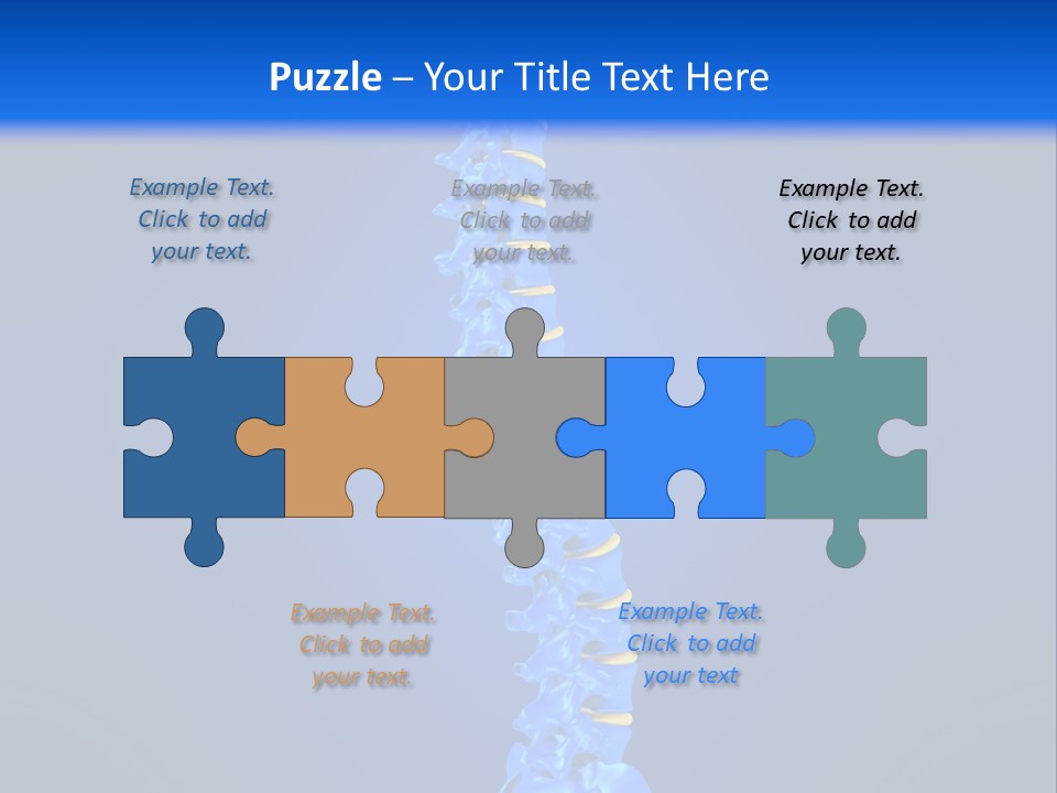 Arthritis Skeleton Spinal PowerPoint Template