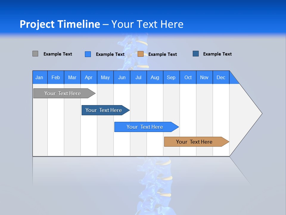 Arthritis Skeleton Spinal PowerPoint Template
