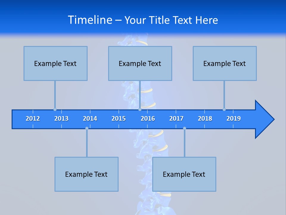 Arthritis Skeleton Spinal PowerPoint Template