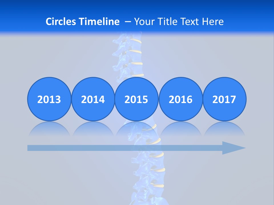 Arthritis Skeleton Spinal PowerPoint Template