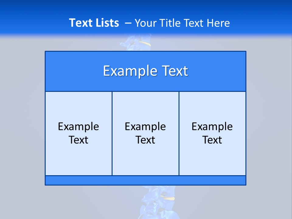 Arthritis Skeleton Spinal PowerPoint Template