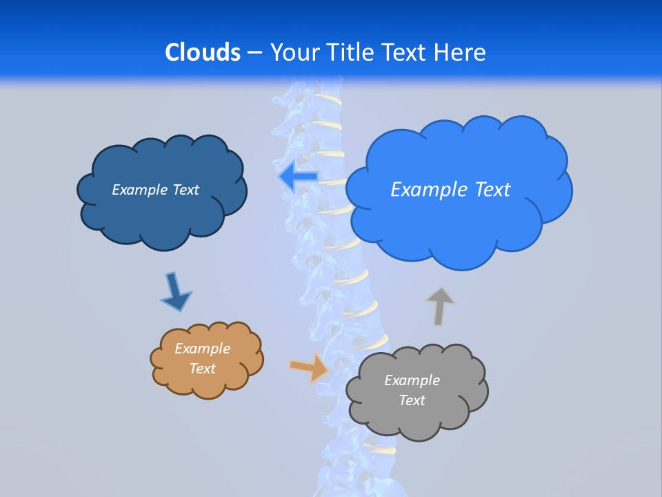 Arthritis Skeleton Spinal PowerPoint Template