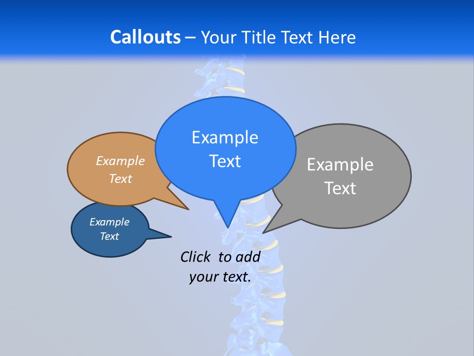 Arthritis Skeleton Spinal PowerPoint Template