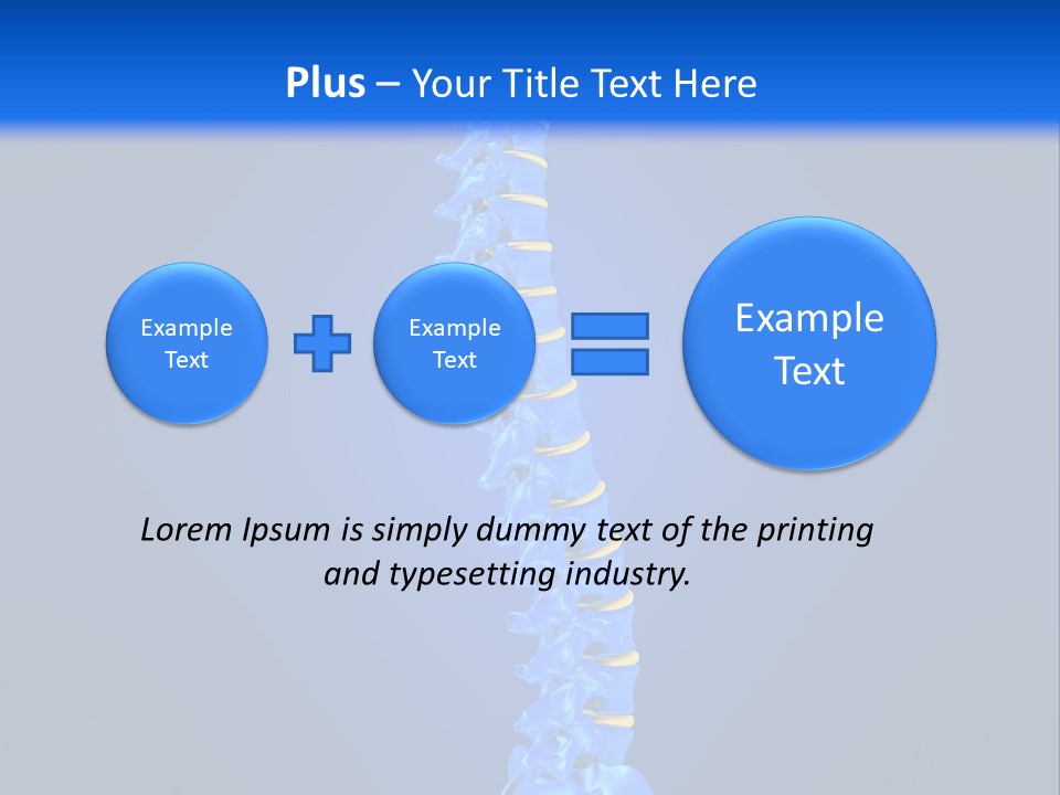 Arthritis Skeleton Spinal PowerPoint Template