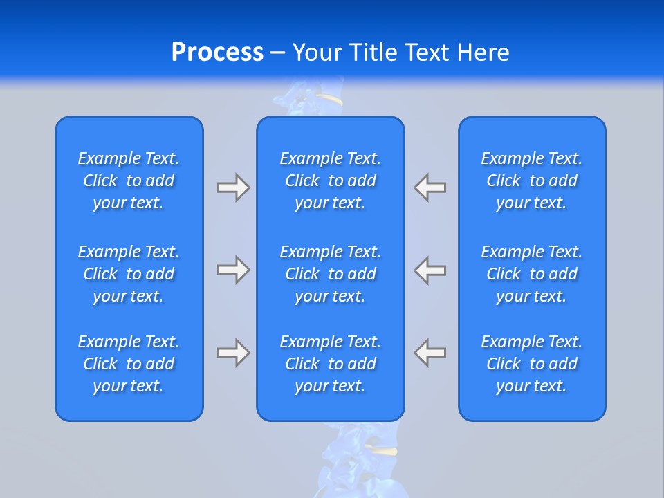 Arthritis Skeleton Spinal PowerPoint Template
