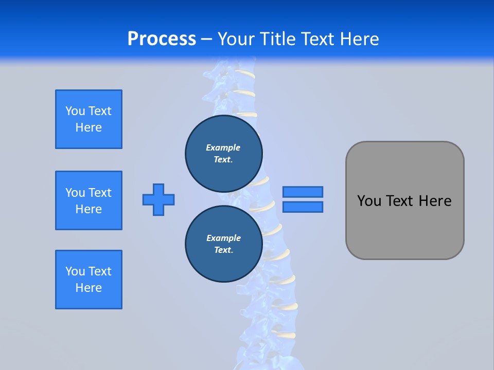 Arthritis Skeleton Spinal PowerPoint Template