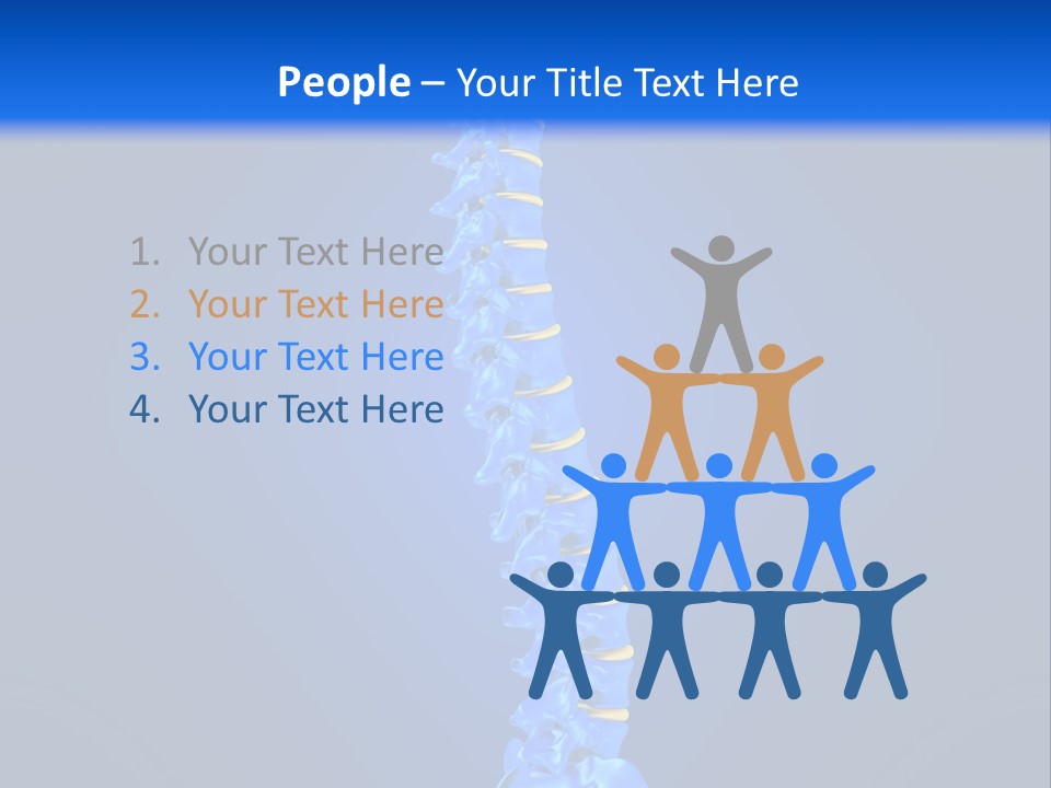 Arthritis Skeleton Spinal PowerPoint Template