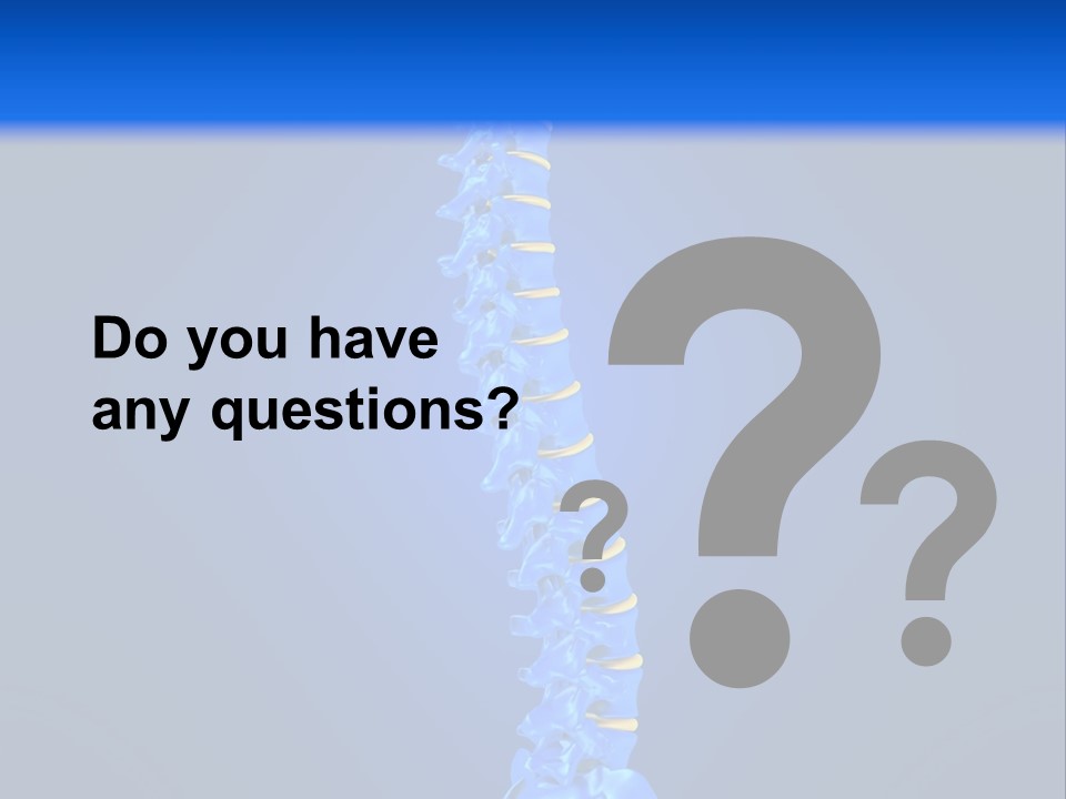 Arthritis Skeleton Spinal PowerPoint Template