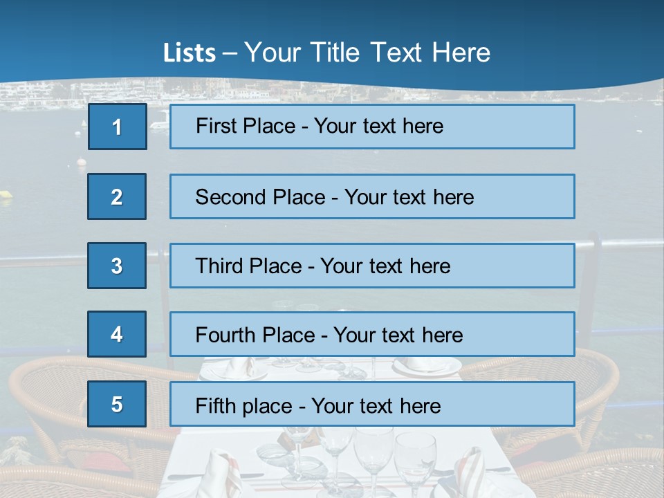 Majorca Chair Outlook PowerPoint Template