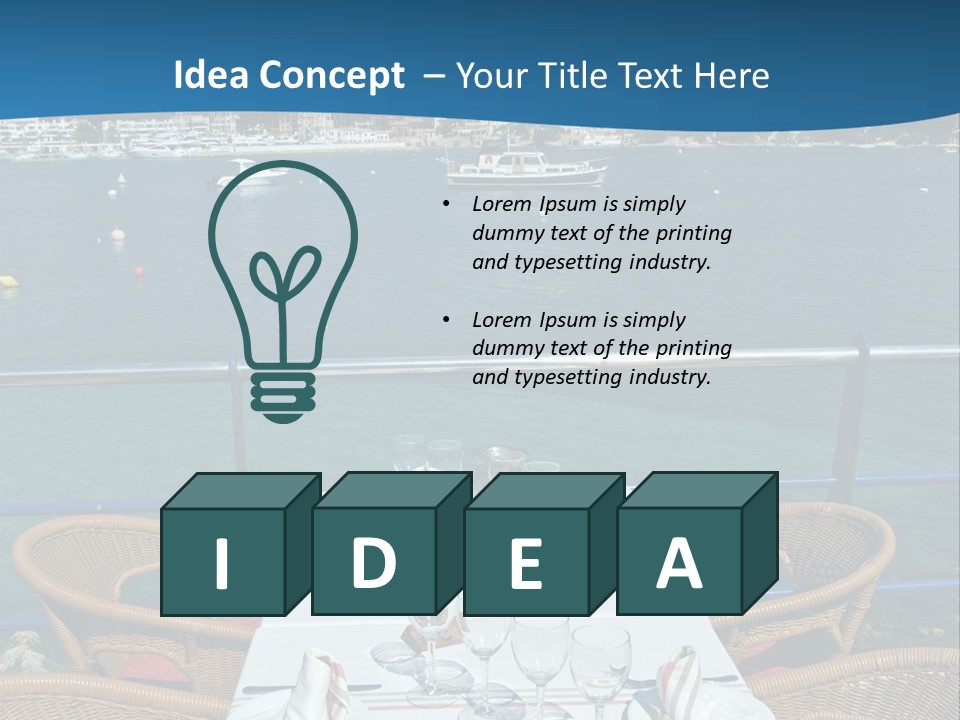 Majorca Chair Outlook PowerPoint Template