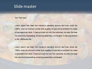 Fish Market Cook PowerPoint Template