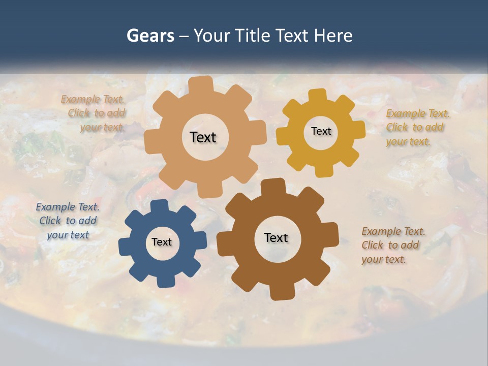 Fish Market Cook PowerPoint Template