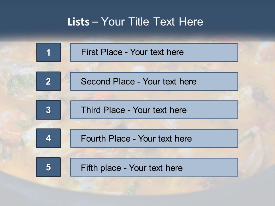 Fish Market Cook PowerPoint Template