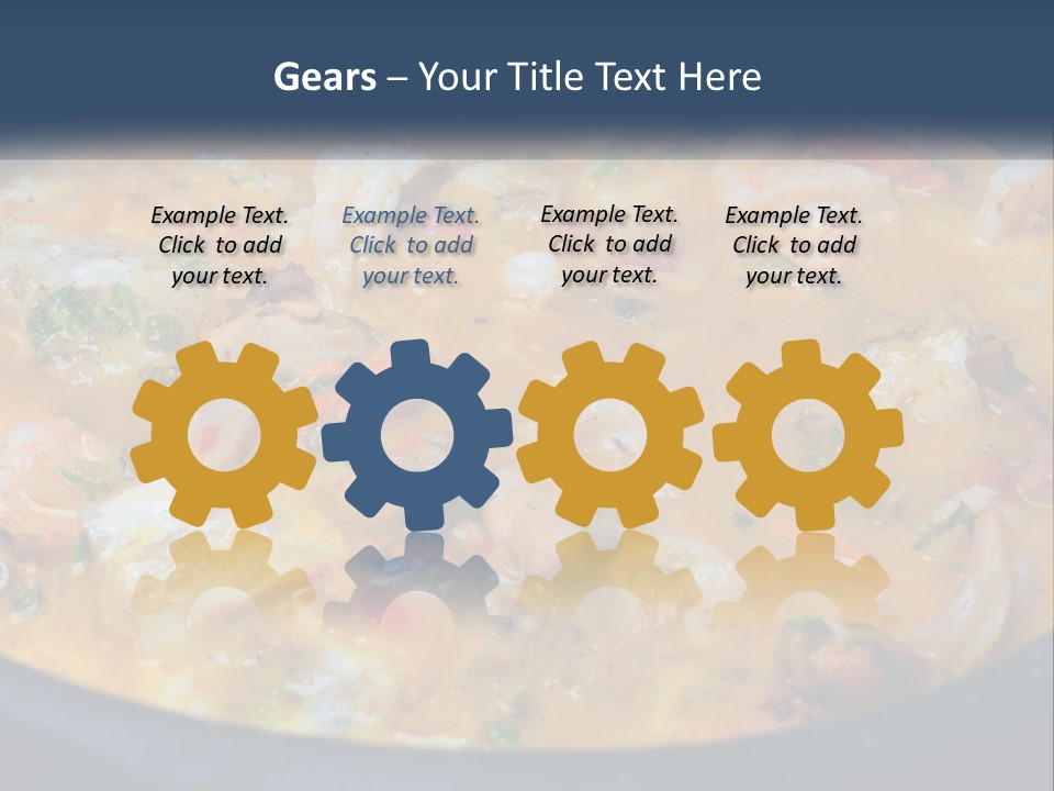 Fish Market Cook PowerPoint Template