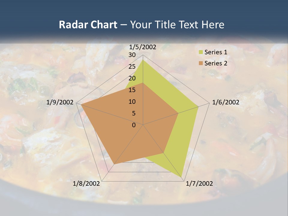 Fish Market Cook PowerPoint Template