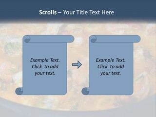 Fish Market Cook PowerPoint Template
