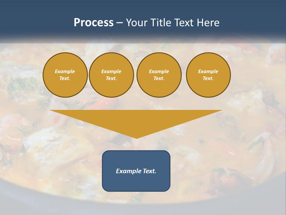 Fish Market Cook PowerPoint Template