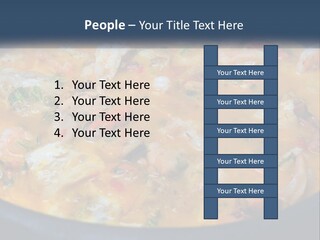 Fish Market Cook PowerPoint Template