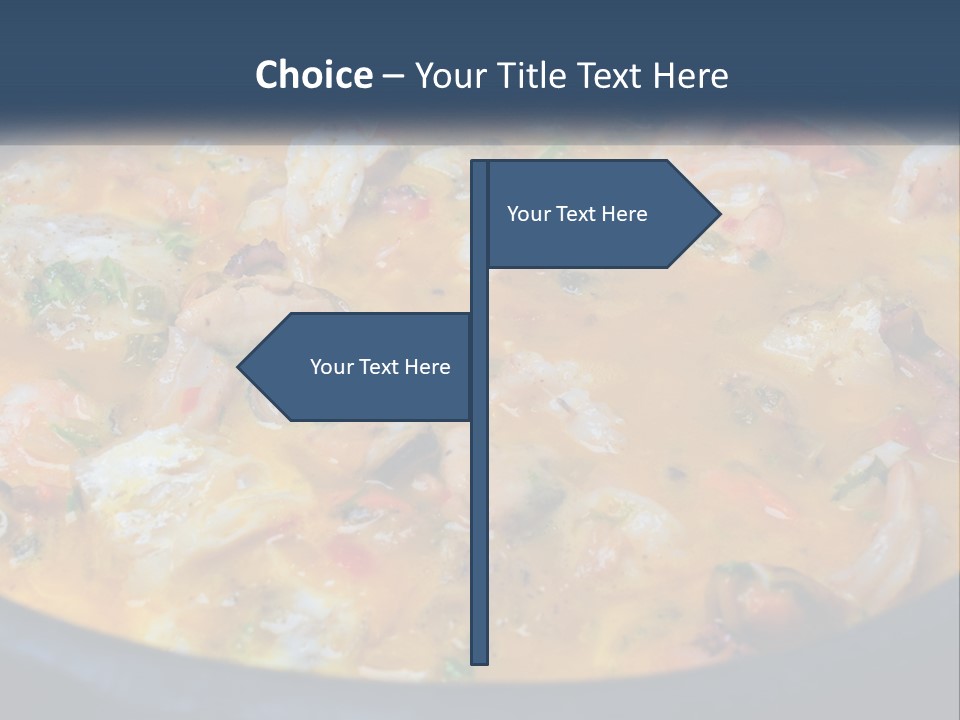 Fish Market Cook PowerPoint Template