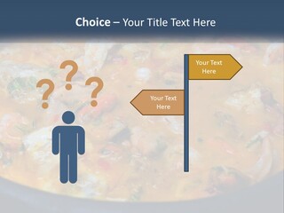 Fish Market Cook PowerPoint Template
