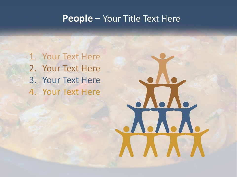 Fish Market Cook PowerPoint Template