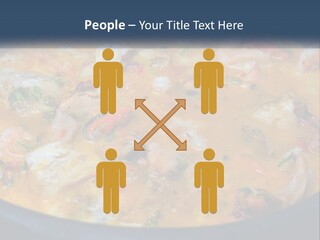 Fish Market Cook PowerPoint Template