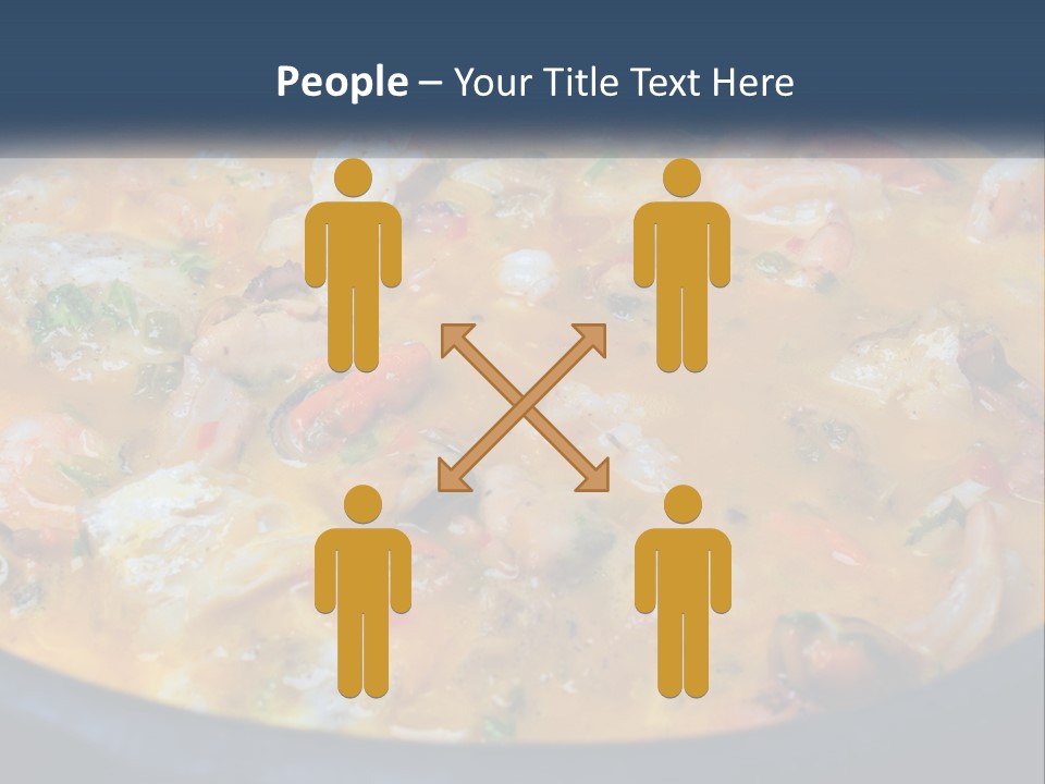 Fish Market Cook PowerPoint Template