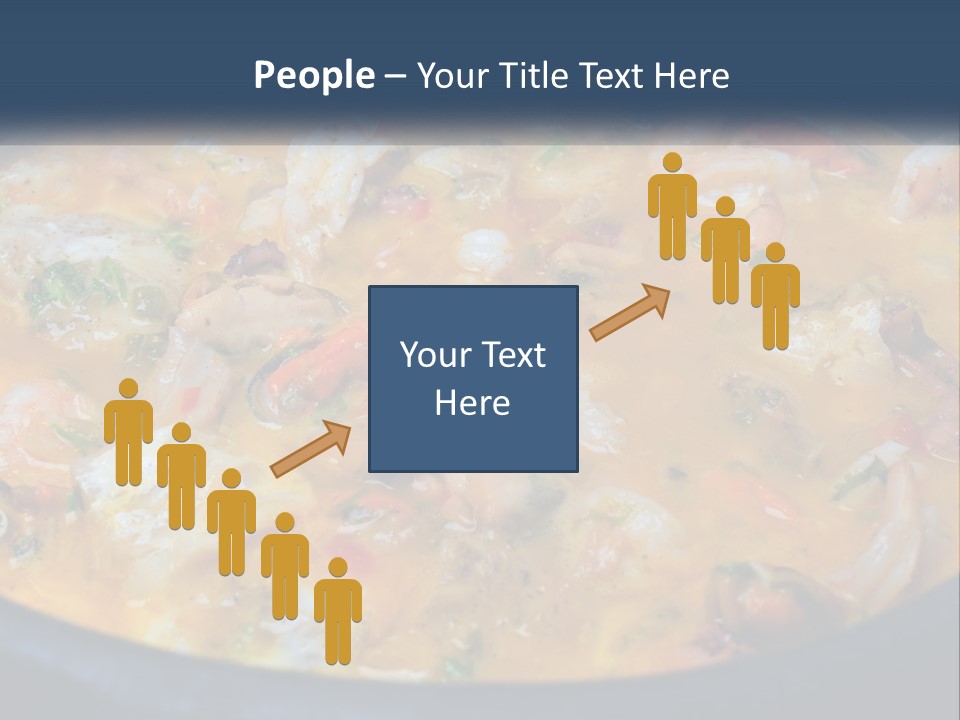 Fish Market Cook PowerPoint Template