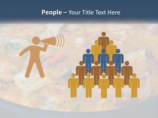 Fish Market Cook PowerPoint Template
