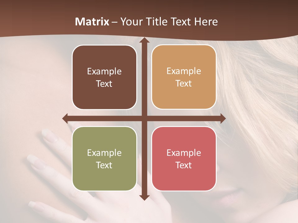 Bare Brunette Handsome PowerPoint Template